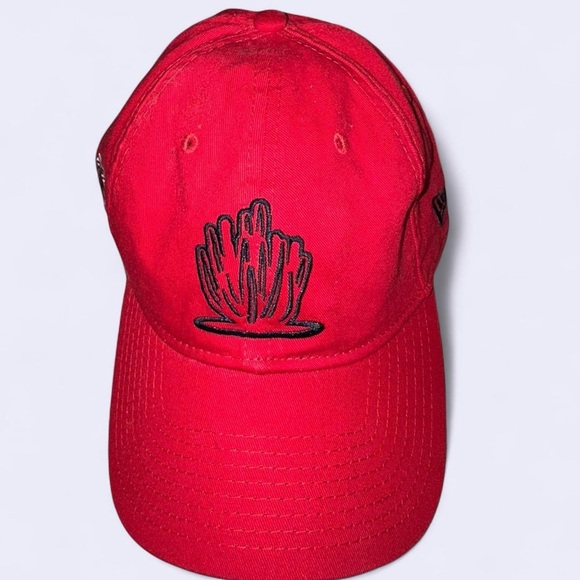 Los Angeles Angels Red New Era Adjustable Hat - Picture 1 of 4